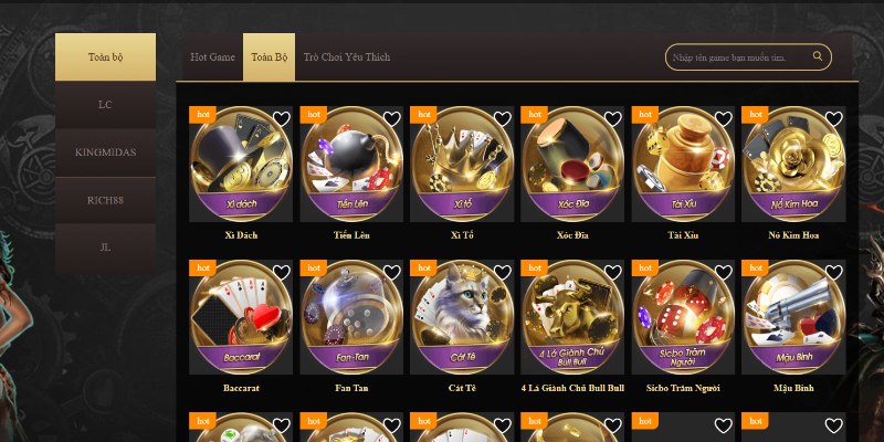 Thông tin sảnh cược game bài Ww88